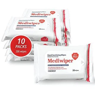 Ti sèvyèt mouye nan sak pote