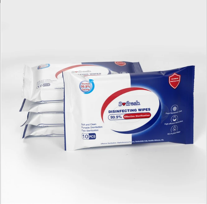 OEM ODM Factory Free Sample Soft Flowpack Sanitizing 75% Alchohol Wet Wipes Factory Free Sample Soft Sanitizing 75% Alchohol Wet Wipes