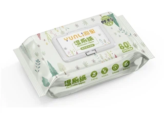 Sèvyèt twalèt Flushable san parfen