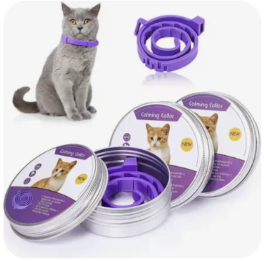 Bèt kay chat feromon kolye kalm