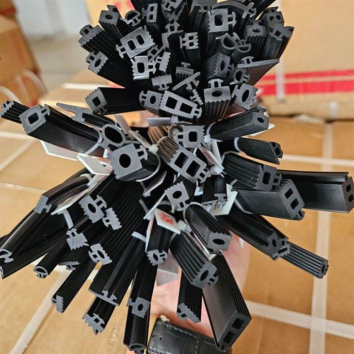 EPDM kawotchou P fòm pwofil