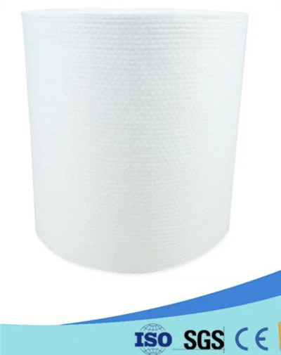 Mou ak ultra blan tèmik kosyon hydrophilic nonwoven twal woule sanitè napkin kri materyèl