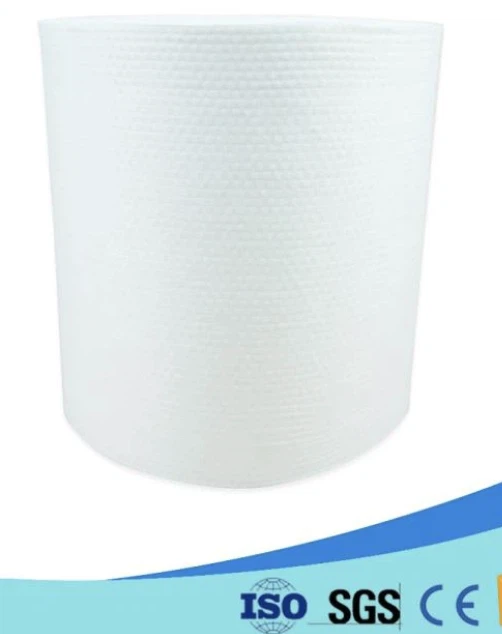 Super Kalite douser ak bon manyen ti sèvyèt mouye matyè premyè -Spunlace nonwoven
